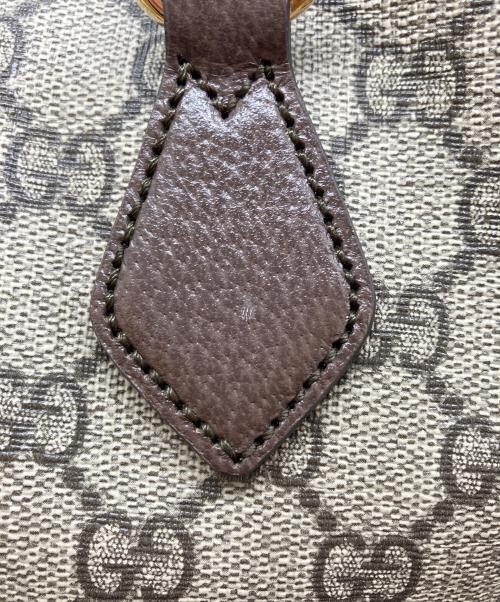 GUCCI（グッチ）GUCCI (グッチ) ラージトートバッグ ベージュ×エボニーの古着・服飾アイテム