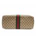 中古・古着 GUCCI (グッチ) ラージトートバッグ ベージュ×エボニー：150000円