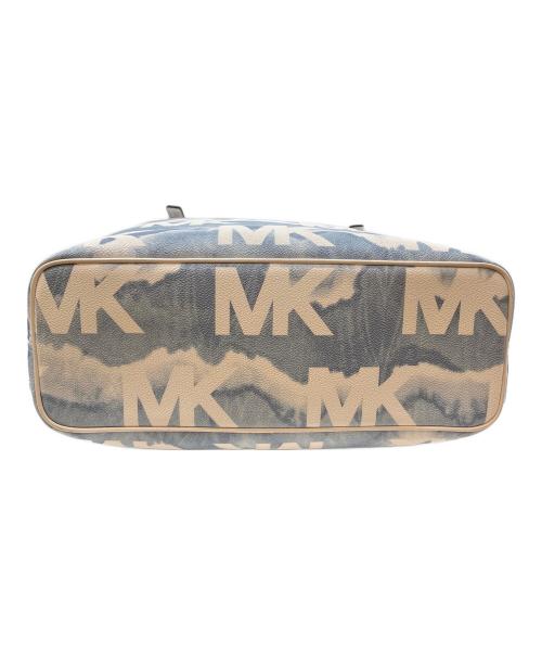 MICHAEL KORS（マイケル・コース）MICHAEL KORS (マイケル・コース) ジェットセット トラベル トートバック ホワイト×ブルーの古着・服飾アイテム