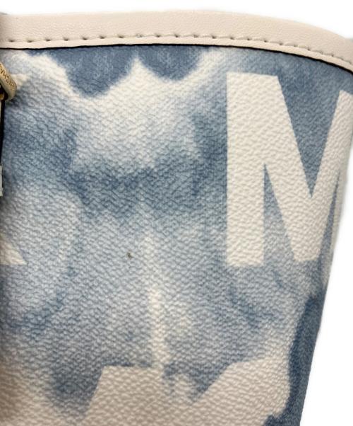 MICHAEL KORS（マイケル・コース）MICHAEL KORS (マイケル・コース) ジェットセット トラベル トートバック ホワイト×ブルーの古着・服飾アイテム