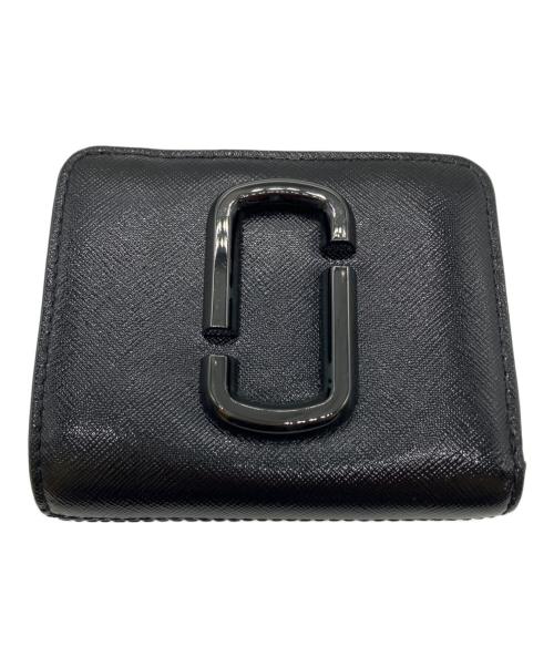 MARC JACOBS（マークジェイコブス）MARC JACOBS (マークジェイコブス) スナップショット ディーティーエム ミニ コンパクト ウォレット ブラックの古着・服飾アイテム