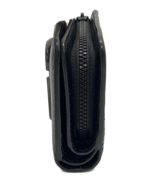 MARC JACOBS（マークジェイコブス）MARC JACOBS (マークジェイコブス) スナップショット ディーティーエム ミニ コンパクト ウォレット ブラックの古着・服飾アイテム