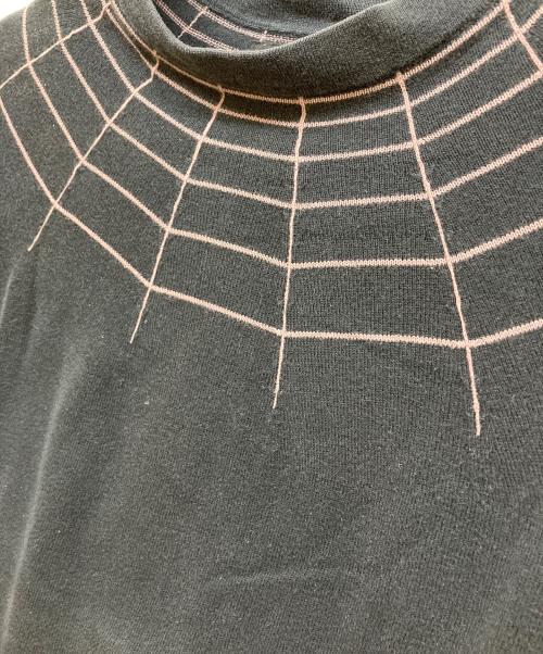 NEIGHBORHOOD（ネイバーフッド）NEIGHBORHOOD (ネイバーフッド) 00s archive spider web cotton knit ブラック サイズ:SIZEMの古着・服飾アイテム