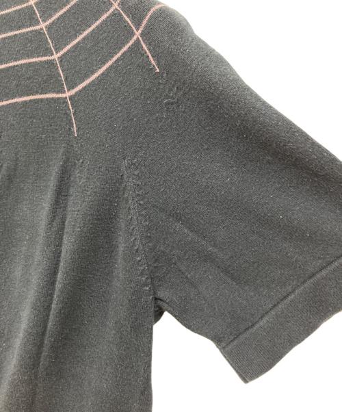 NEIGHBORHOOD（ネイバーフッド）NEIGHBORHOOD (ネイバーフッド) 00s archive spider web cotton knit ブラック サイズ:SIZEMの古着・服飾アイテム