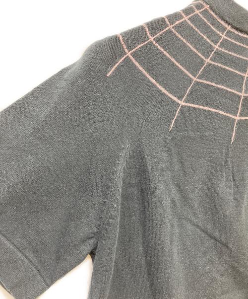 NEIGHBORHOOD（ネイバーフッド）NEIGHBORHOOD (ネイバーフッド) 00s archive spider web cotton knit ブラック サイズ:SIZEMの古着・服飾アイテム