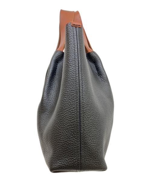 HENDER SCHEME（エンダースキーマ）HENDER SCHEME (エンダースキーマ) piano bag medium ブラウン×ブラックの古着・服飾アイテム