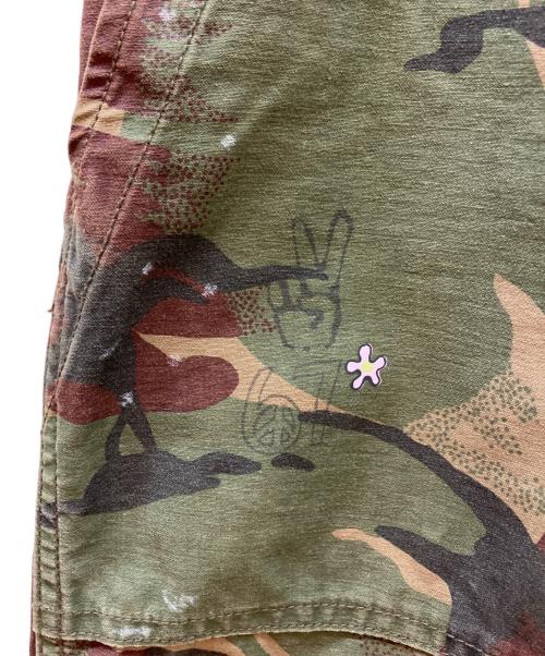 POLO RALPH LAUREN（ポロ・ラルフローレン）POLO RALPH LAUREN (ポロ・ラルフローレン) カモ柄ベイカーパンツ オリーブ×ブラウン サイズ:86ｃｍ（W34）の古着・服飾アイテム