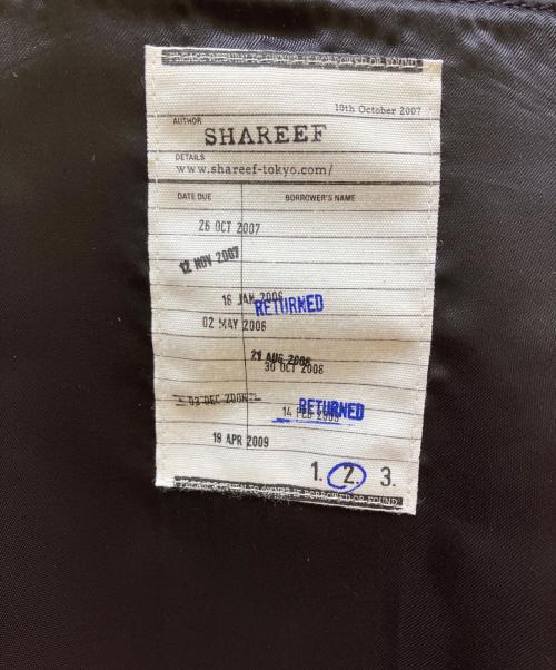 SHAREEF（シャリーフ）SHAREEF (シャリーフ) SHEEP LEATHER DOUBLE-ZIP BLOUSON パープル×イエロー サイズ:2の古着・服飾アイテム