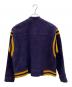 SHAREEF (シャリーフ) SHEEP LEATHER DOUBLE-ZIP BLOUSON パープル×イエロー サイズ:2：17000円