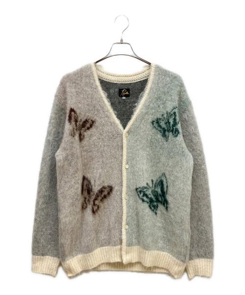 Needles（ニードルズ）Needles (ニードルズ) PAPILLON CARDIGAN グレー サイズ:Mの古着・服飾アイテム
