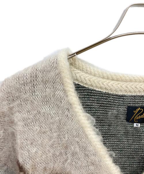 Needles（ニードルズ）Needles (ニードルズ) PAPILLON CARDIGAN グレー サイズ:Mの古着・服飾アイテム