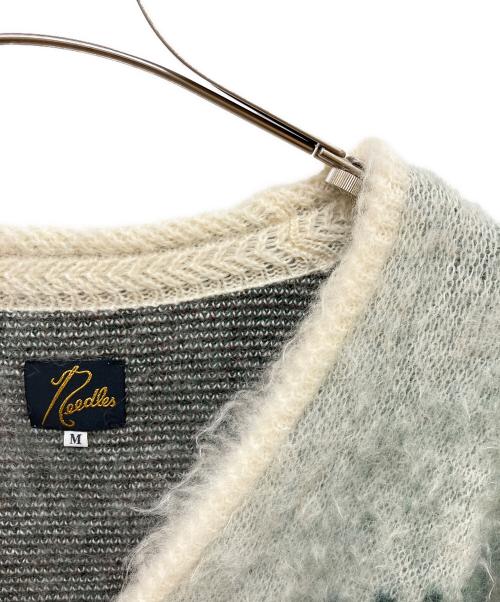 Needles（ニードルズ）Needles (ニードルズ) PAPILLON CARDIGAN グレー サイズ:Mの古着・服飾アイテム