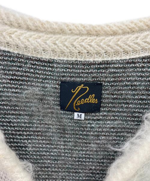 Needles（ニードルズ）Needles (ニードルズ) PAPILLON CARDIGAN グレー サイズ:Mの古着・服飾アイテム