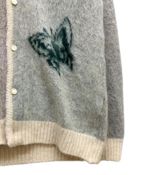 Needles（ニードルズ）Needles (ニードルズ) PAPILLON CARDIGAN グレー サイズ:Mの古着・服飾アイテム