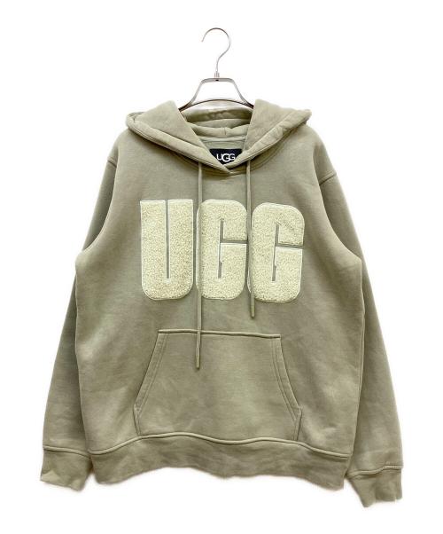 UGG（アグ）UGG (アグ) fluff Logo Hoodie ライトグリーン サイズ:Lの古着・服飾アイテム