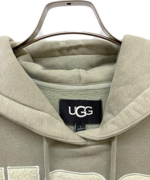 UGG（アグ）UGG (アグ) fluff Logo Hoodie ライトグリーン サイズ:Lの古着・服飾アイテム