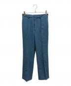 AURALEEオーラリー）の古着「HARD TWIST WOOL DOBBY SLACKS」｜ブルー