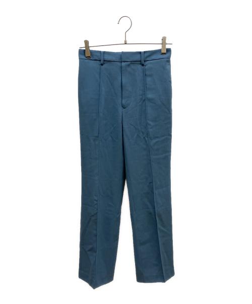 AURALEE（オーラリー）AURALEE (オーラリー) HARD TWIST WOOL DOBBY SLACKS ブルーの古着・服飾アイテム