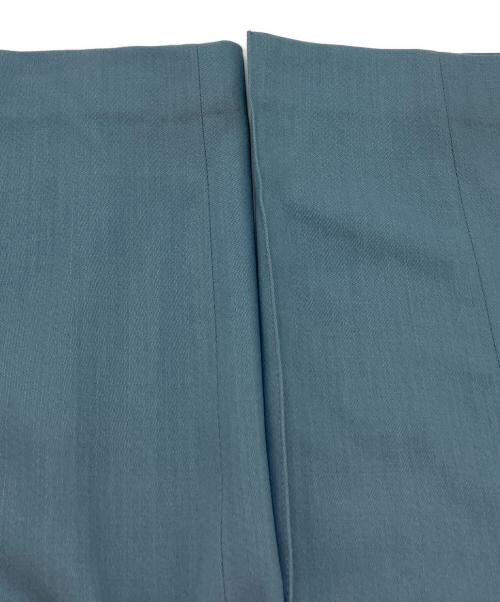 AURALEE（オーラリー）AURALEE (オーラリー) HARD TWIST WOOL DOBBY SLACKS ブルーの古着・服飾アイテム
