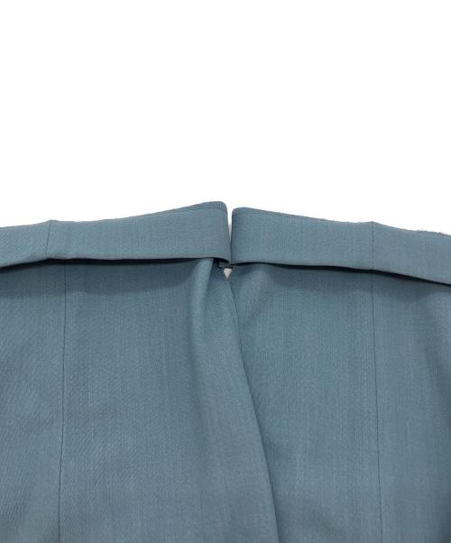 AURALEE（オーラリー）AURALEE (オーラリー) HARD TWIST WOOL DOBBY SLACKS ブルーの古着・服飾アイテム