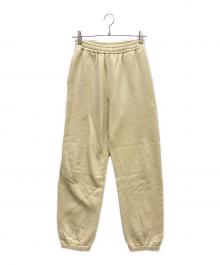 AURALEE（オーラリー）の古着「HIGH COUNT HEAVY SWEAT PANTS」｜イエロー