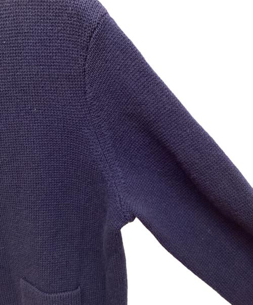 MACPHEE（マカフィー）MACPHEE (マカフィー) ハーフミラノリブ クロップドカーディガン ネイビー サイズ:Sの古着・服飾アイテム