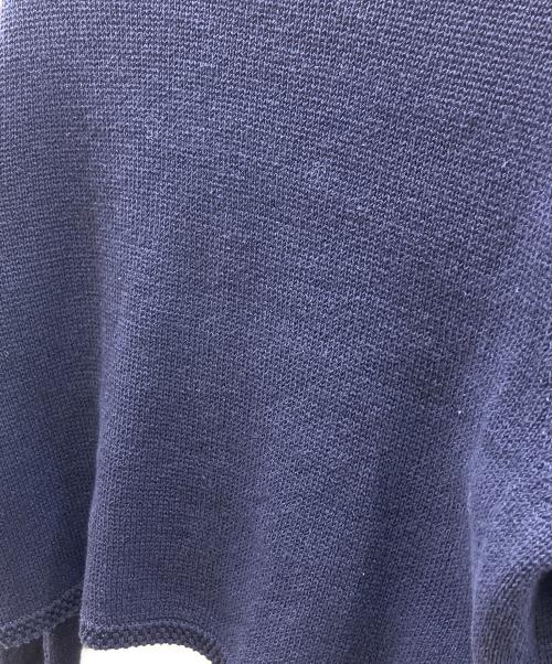 MACPHEE（マカフィー）MACPHEE (マカフィー) ハーフミラノリブ クロップドカーディガン ネイビー サイズ:Sの古着・服飾アイテム