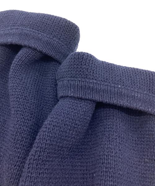 MACPHEE（マカフィー）MACPHEE (マカフィー) ハーフミラノリブ クロップドカーディガン ネイビー サイズ:Sの古着・服飾アイテム