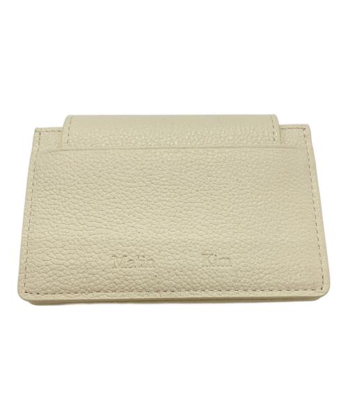 Matin Kim（マーティン・キム）Matin Kim (マーティン・キム) ACCORDION WALLET ホワイトの古着・服飾アイテム