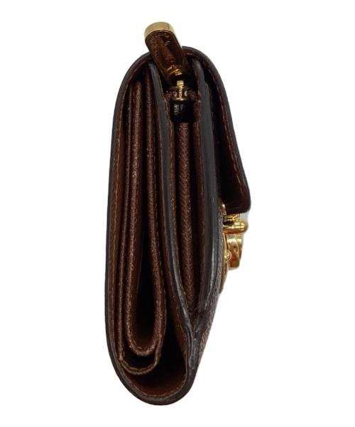 LOUIS VUITTON（ルイ ヴィトン）LOUIS VUITTON (ルイ ヴィトン) 3つ折り財布 ブラウンの古着・服飾アイテム