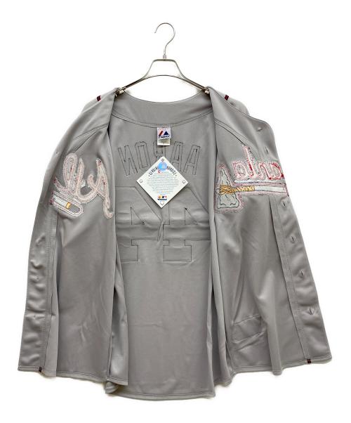 Majestic（マジェスティック）Majestic (マジェスティック) ベースボールシャツ グレー サイズ:XL 未使用品の古着・服飾アイテム
