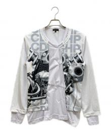 COMME des GARCONS HOMME PLUS（コムデギャルソンオムプリュス）の古着「ドッキングTシャツ」｜ホワイト