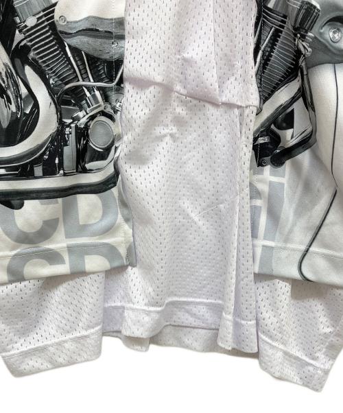 COMME des GARCONS HOMME PLUS（コムデギャルソンオムプリュス）COMME des GARCONS HOMME PLUS (コムデギャルソンオムプリュス) ドッキングTシャツ ホワイト サイズ:Sの古着・服飾アイテム