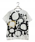 BLACK COMME des GARCONSブラックコムデギャルソン）の古着「プリントTシャツ」｜ホワイト