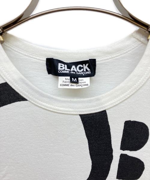 BLACK COMME des GARCONS（ブラックコムデギャルソン）BLACK COMME des GARCONS (ブラックコムデギャルソン) プリントTシャツ ホワイト サイズ:Mの古着・服飾アイテム