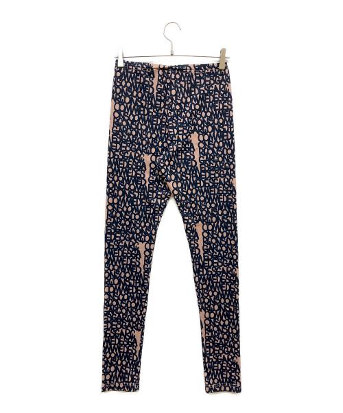 COMME des GARCONS（コムデギャルソン）COMME des GARCONS (コムデギャルソン) タトゥープリント レギンスパンツ ベージュ サイズ:Mの古着・服飾アイテム