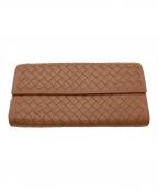 BOTTEGA VENETAボッテガベネタ）の古着「長財布」｜ピンクベージュ
