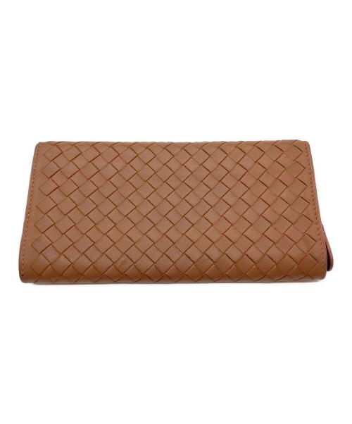 BOTTEGA VENETA（ボッテガベネタ）BOTTEGA VENETA (ボッテガベネタ) 長財布 ピンクベージュの古着・服飾アイテム