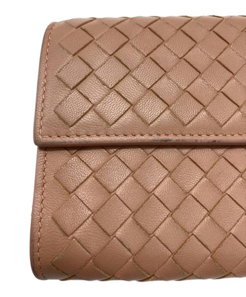 BOTTEGA VENETA（ボッテガベネタ）BOTTEGA VENETA (ボッテガベネタ) 長財布 ピンクベージュの古着・服飾アイテム