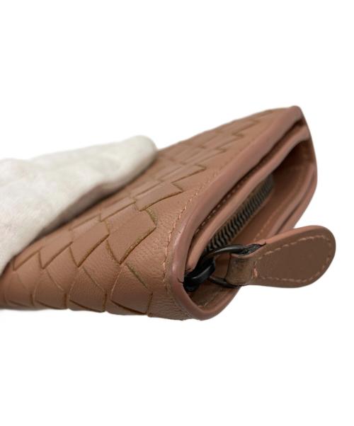BOTTEGA VENETA（ボッテガベネタ）BOTTEGA VENETA (ボッテガベネタ) 長財布 ピンクベージュの古着・服飾アイテム
