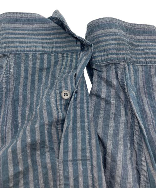 Acne studios（アクネ ストゥディオズ）Acne studios (アクネ ストゥディオズ) オーバーサイズストライプシャツ グレー サイズ:SIZE 44の古着・服飾アイテム