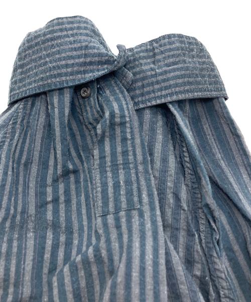 Acne studios（アクネ ストゥディオズ）Acne studios (アクネ ストゥディオズ) オーバーサイズストライプシャツ グレー サイズ:SIZE 44の古着・服飾アイテム