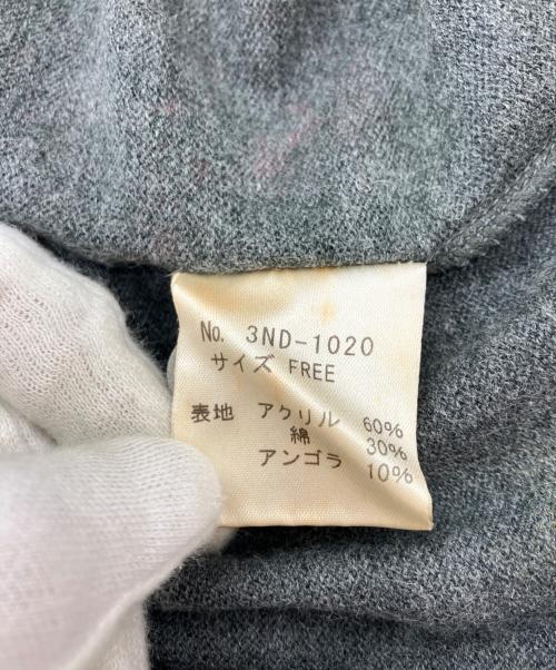 hysterics（ヒステリックス）hysterics (ヒステリックス) ドクロ柄レースカーディガン グレー サイズ:FREEの古着・服飾アイテム
