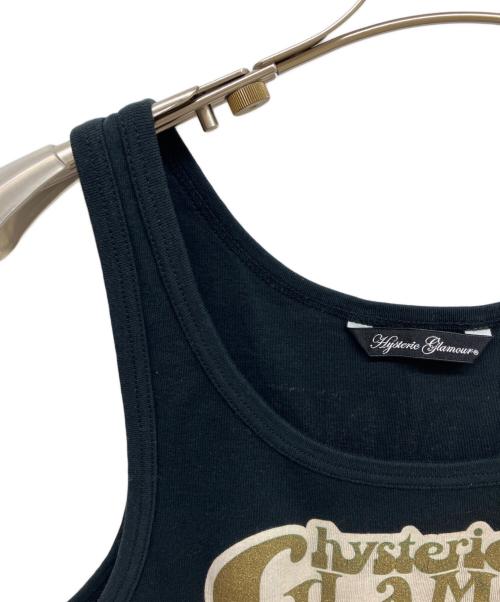 Hysteric Glamour（ヒステリックグラマー）Hysteric Glamour (ヒステリックグラマー) ガールタンクトップ ブラック サイズ:Freeの古着・服飾アイテム