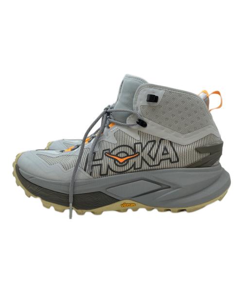 HOKAONEONE（ホカオネオネ）HOKAONEONE (ホカオネオネ) MAFATE HIKE グレー×オレンジ サイズ:28cmの古着・服飾アイテム