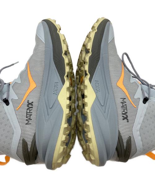 HOKAONEONE（ホカオネオネ）HOKAONEONE (ホカオネオネ) MAFATE HIKE グレー×オレンジ サイズ:28cmの古着・服飾アイテム