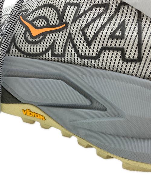 HOKAONEONE（ホカオネオネ）HOKAONEONE (ホカオネオネ) MAFATE HIKE グレー×オレンジ サイズ:28cmの古着・服飾アイテム