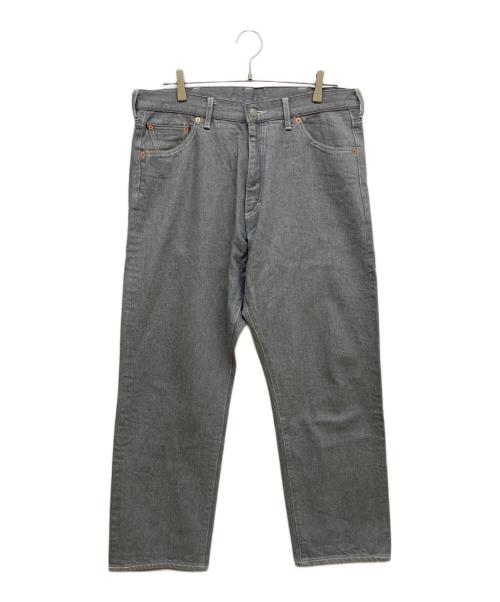 EEL Products（イール プロダクツ）EEL Products (イール プロダクツ) 冬の砂浜デニム グレー サイズ:Lの古着・服飾アイテム