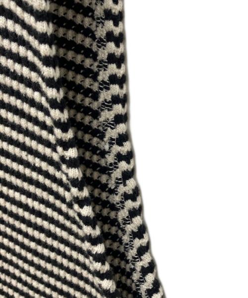 JACKMAN（ジャックマン）JACKMAN (ジャックマン) Waffle Under Vest ホワイト×ブラック サイズ:Lの古着・服飾アイテム