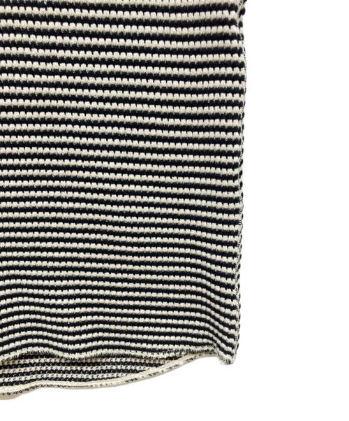 JACKMAN（ジャックマン）JACKMAN (ジャックマン) Waffle Under Vest ホワイト×ブラック サイズ:Lの古着・服飾アイテム